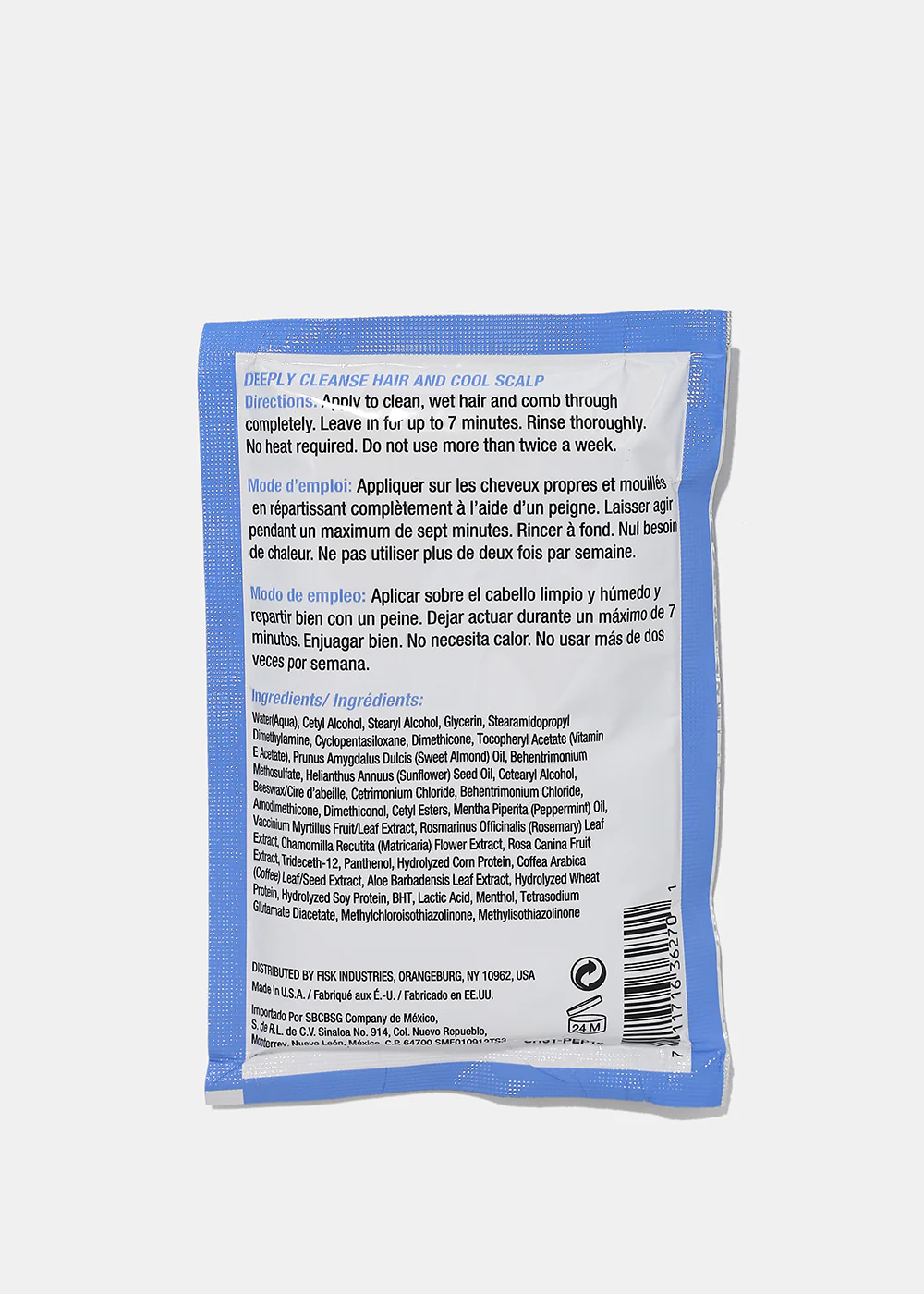 Diffeel Premium Hair Mask- Peppermint Oil - Mrs Treak