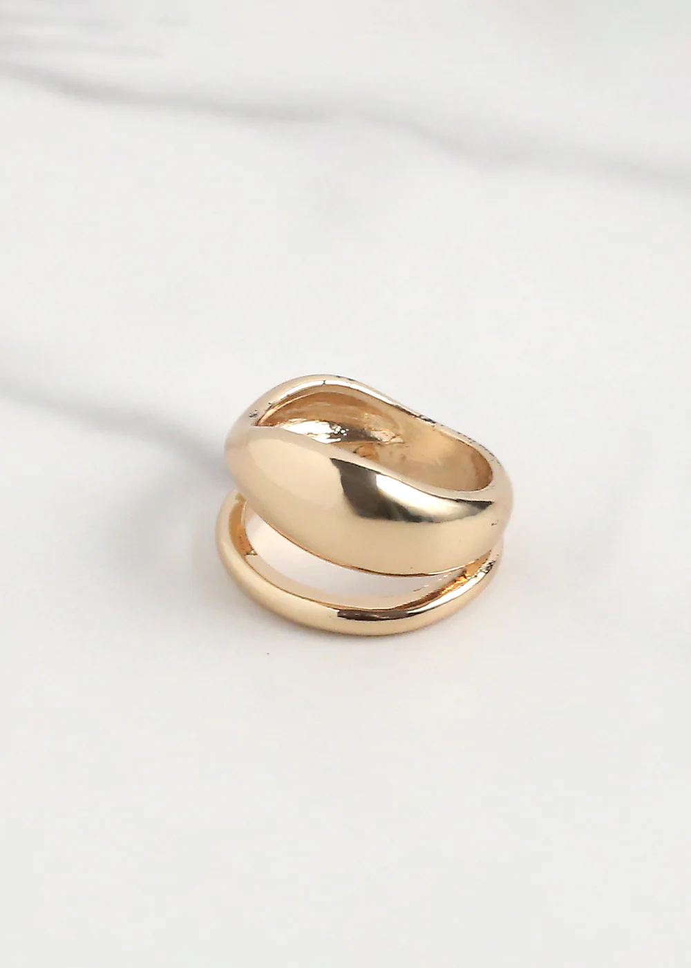 Double Wave Ring - Mrs Treak