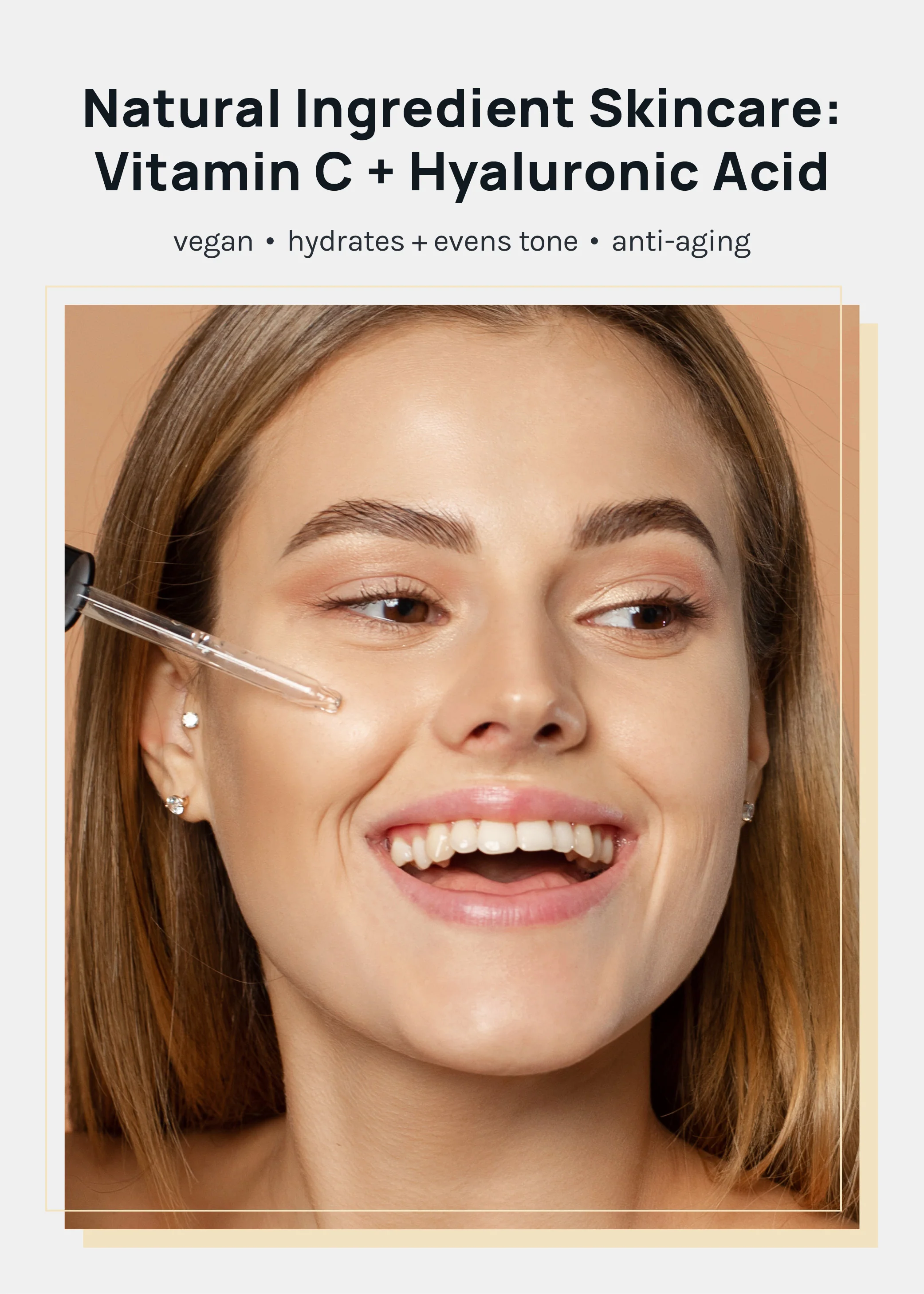 AOA Skin Vitamin C + Hyaluronic Acid Serum - Mrs Treak