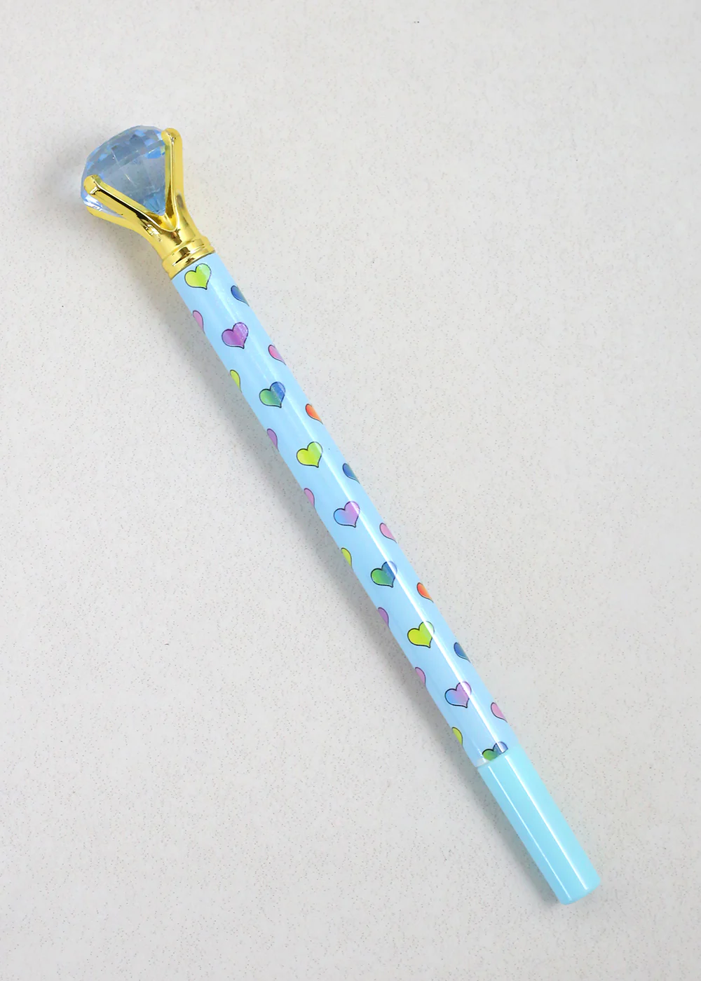 Heart & Diamond Top Pen - Mrs Treak