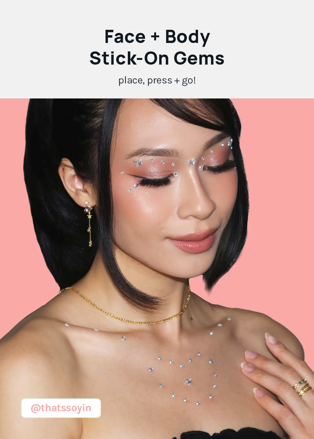 AOA Face + Body Jewel Stickers - Mrs Treak