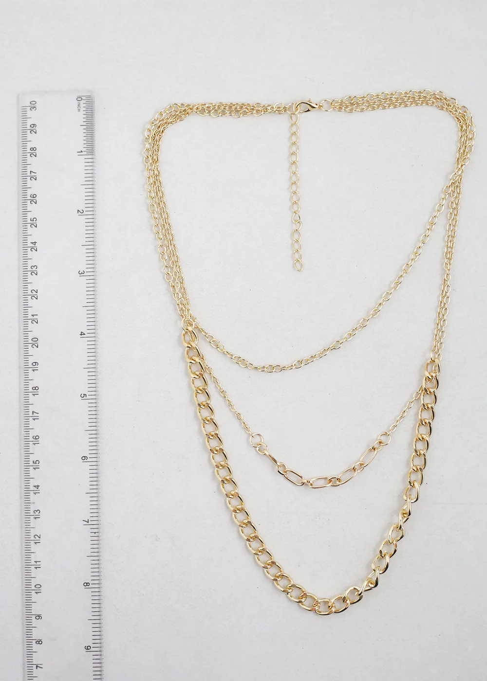 3-Piece Multi Layered Chain Necklace - Mrs Treak