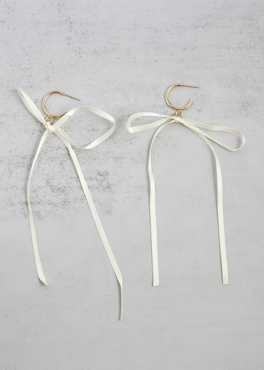 Satin Bow Statement Earrings - Mrs Treak