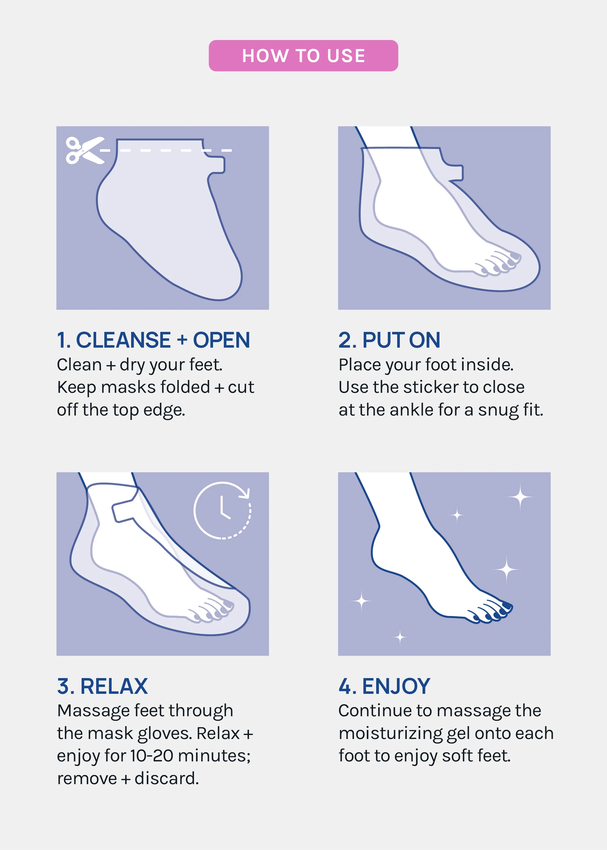 AOA Skin Rose Foot Sheet Mask - Mrs Treak