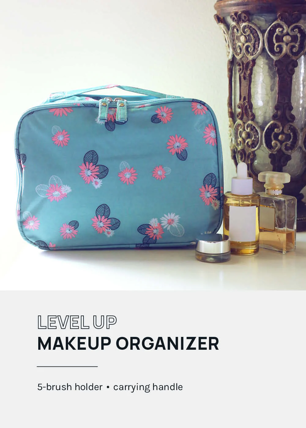 a2o Lab Floral Travel Vanity Case - Mrs Treak
