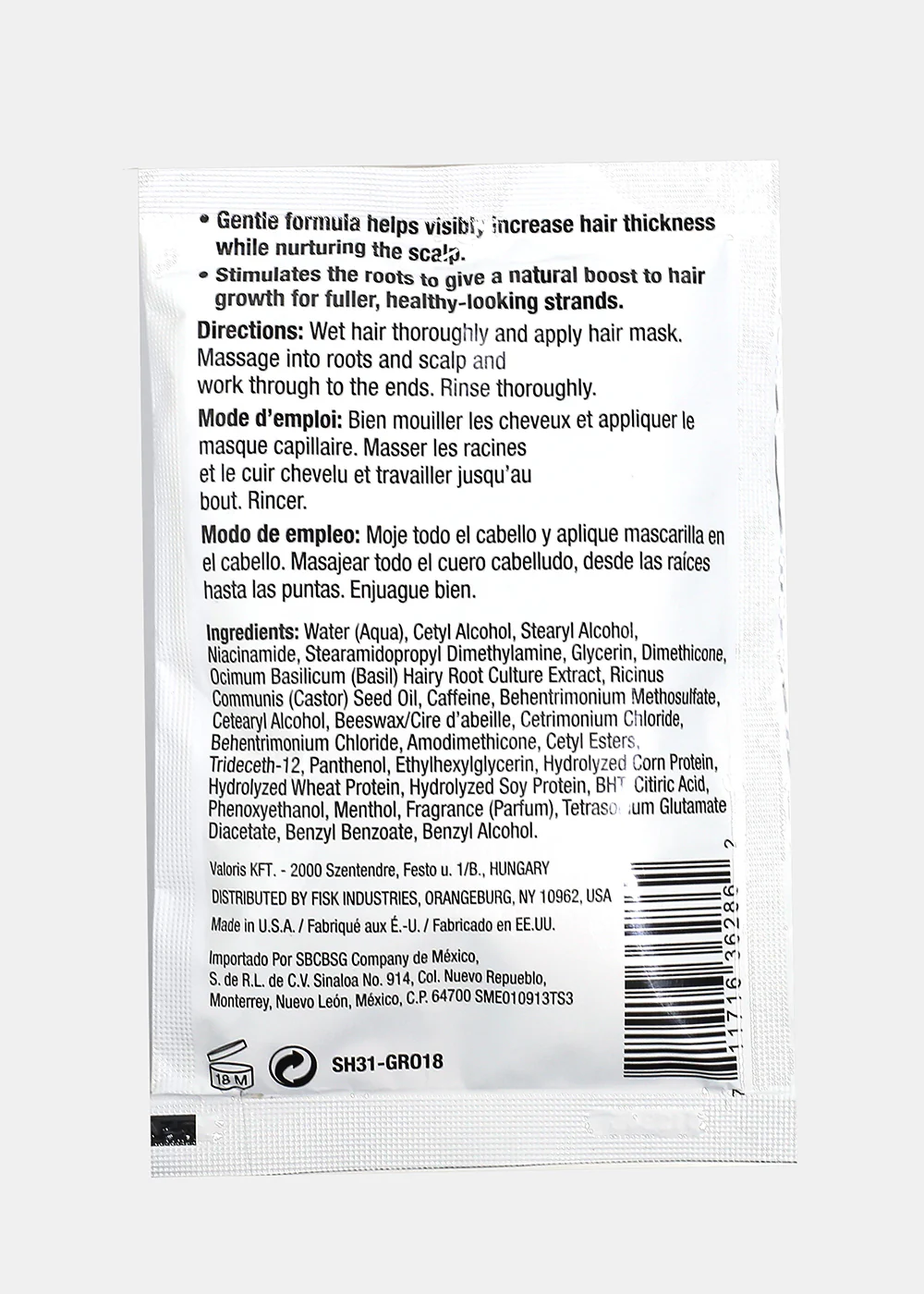 Diffeel Premium Hair Mask- Ultra Growth - Mrs Treak