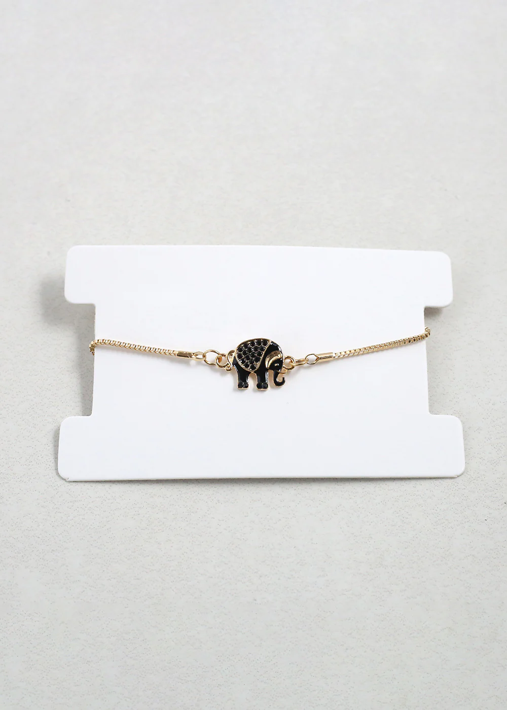 Gold Elephant Charm Bracelet - Mrs Treak