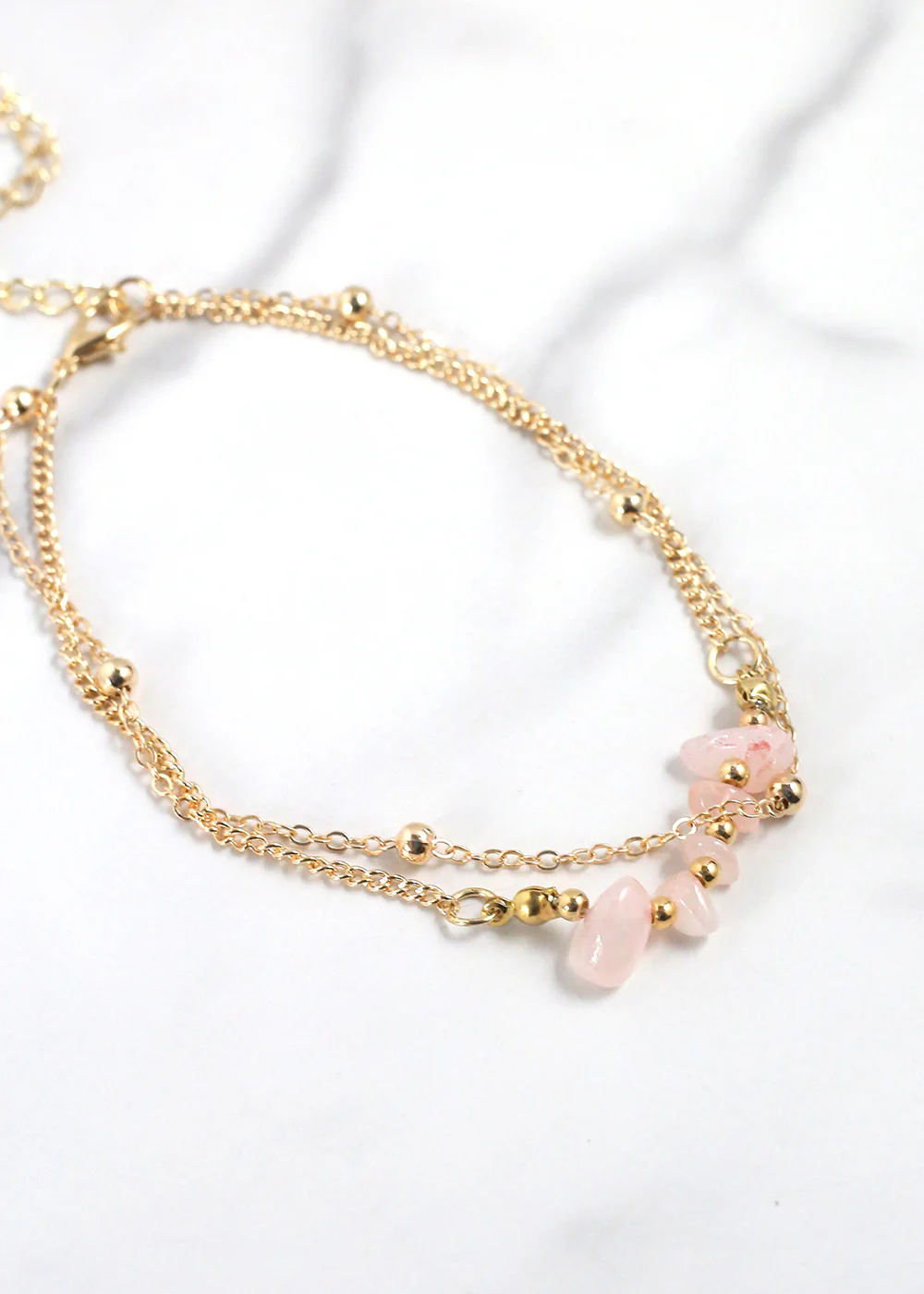 Gemstone Layered Anklet - Mrs Treak