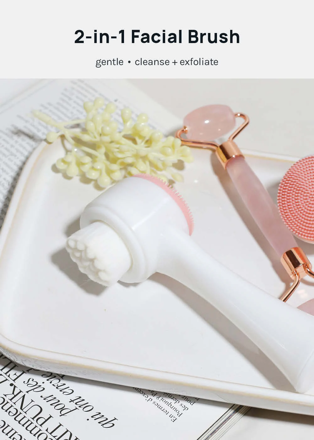 AOA 2-in-1 Facial Brush - Mrs Treak