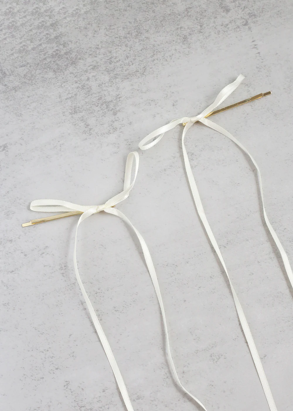 Cute 2 PC Thin Hair Bow Pins - Mrs Treak