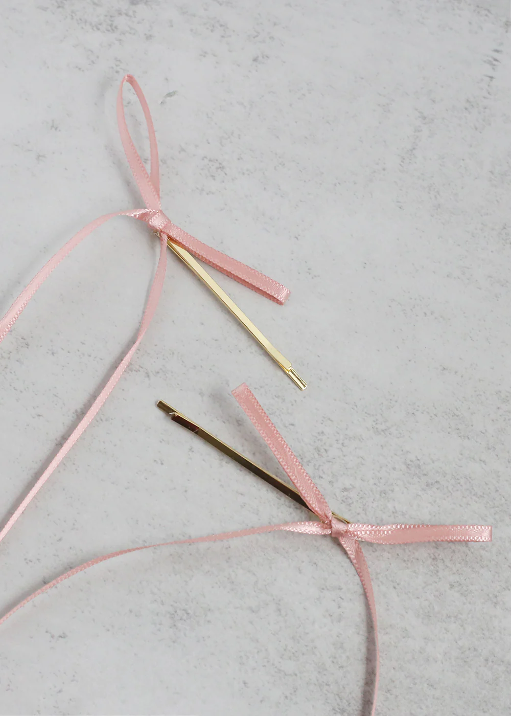 Cute 2 PC Thin Hair Bow Pins - Mrs Treak