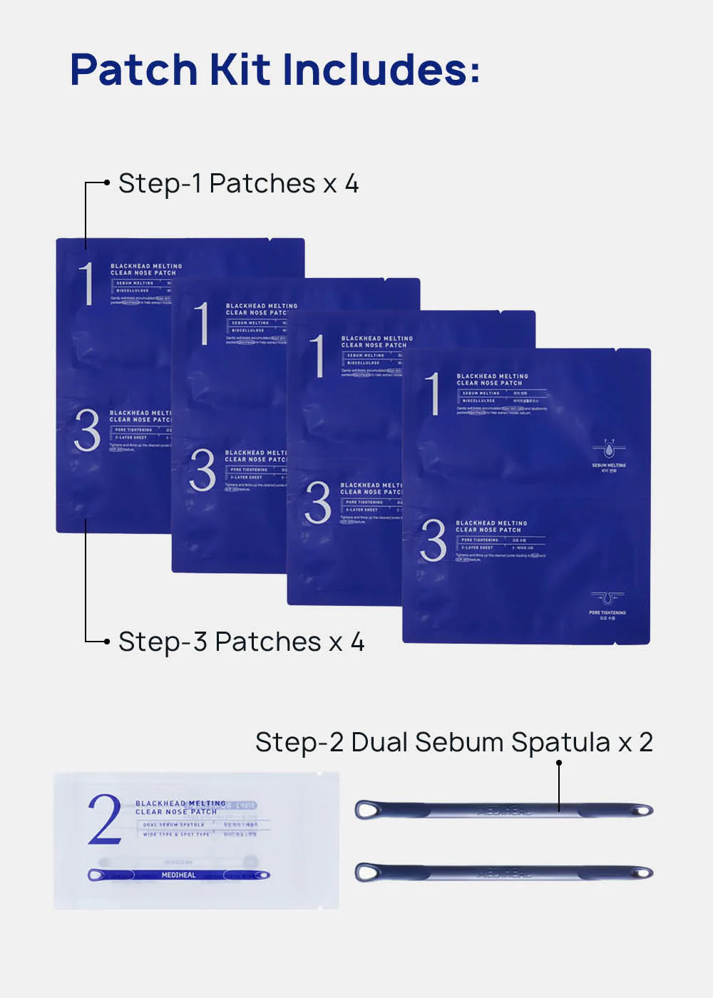 MEDIHEAL Blackhead Melting Clear Nose Patch - Mrs Treak