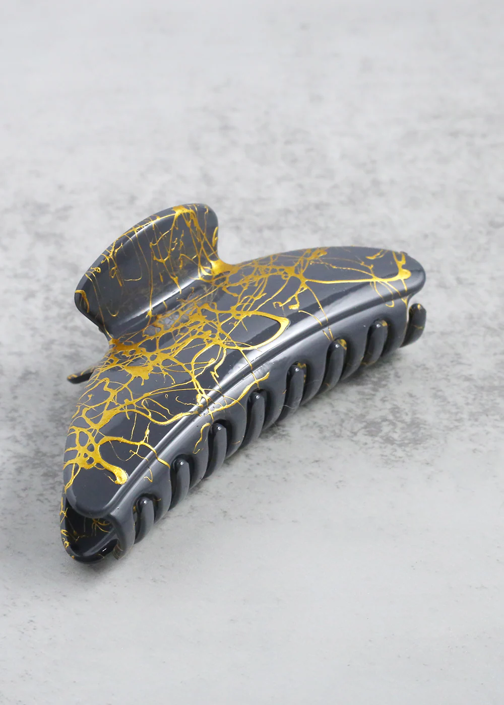 Gold Marble Jaw Clips - Mrs Treak