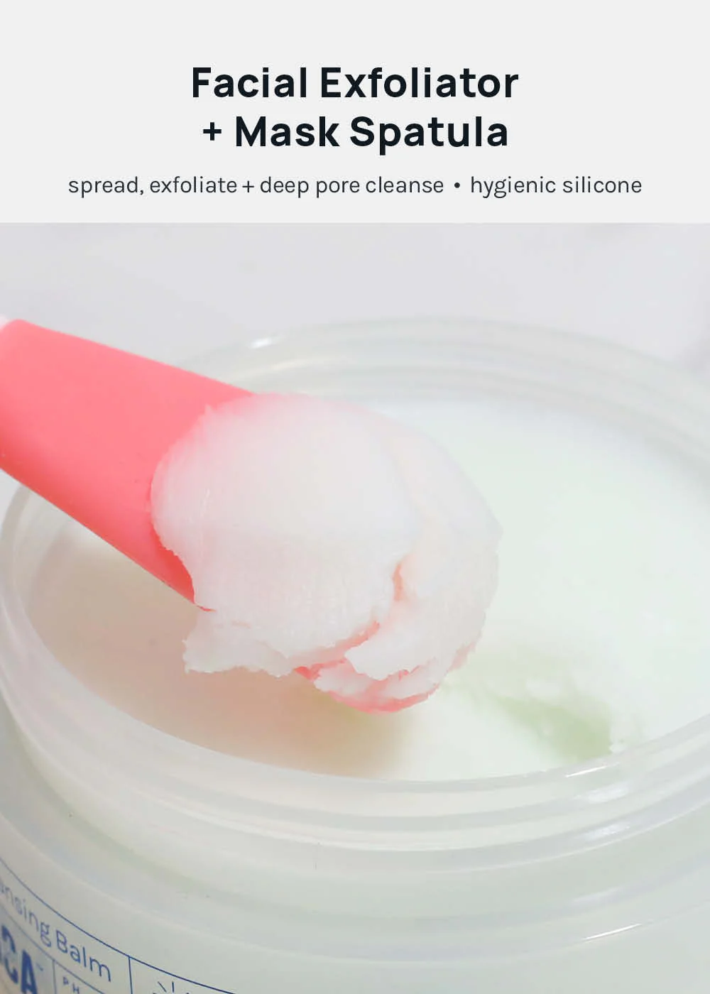 AOA Dual-Ended Silicone Mask Tool + Exfoliator - Mrs Treak