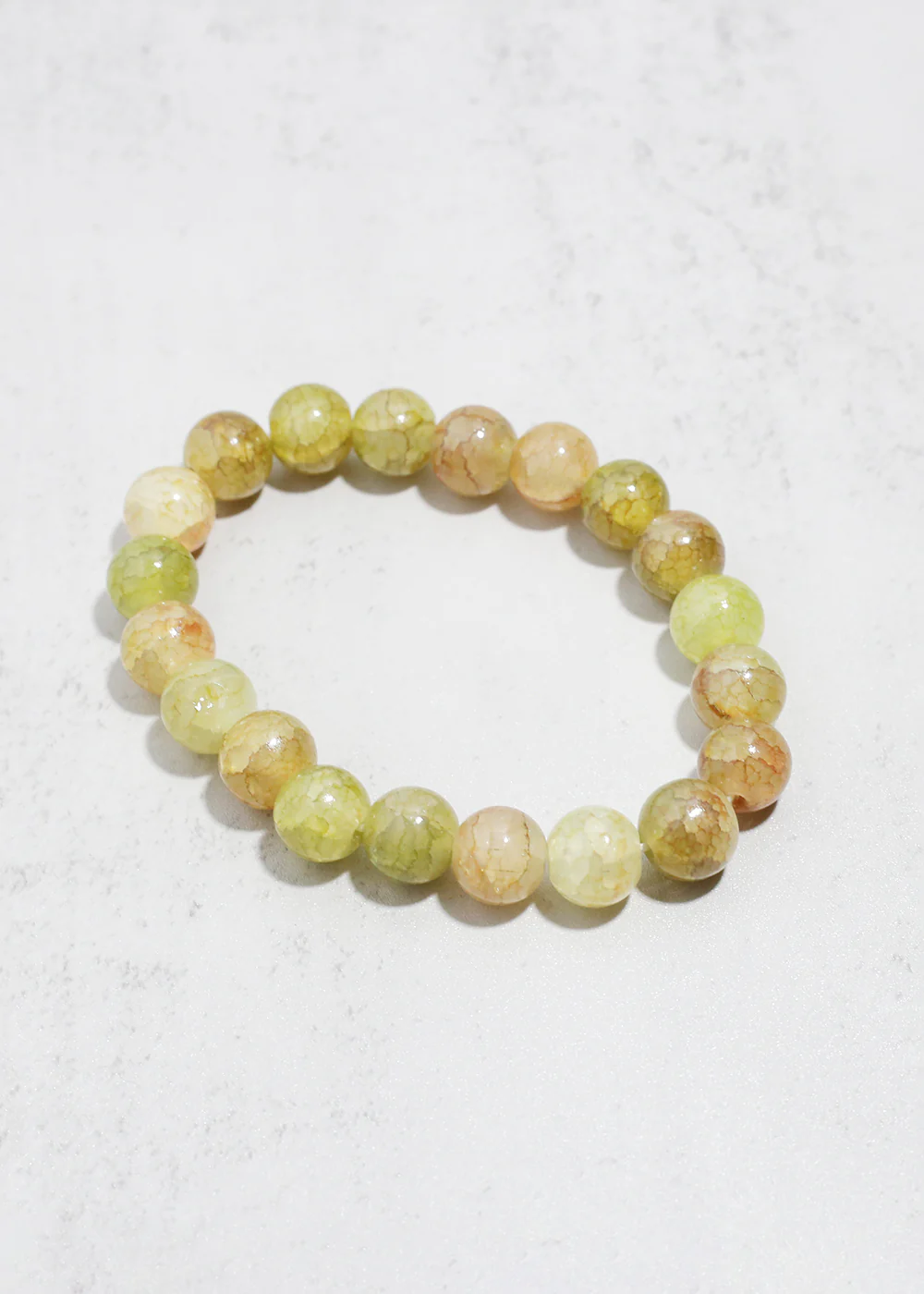 Pastel Marbled Beaded Bracelet - Mrs Treak