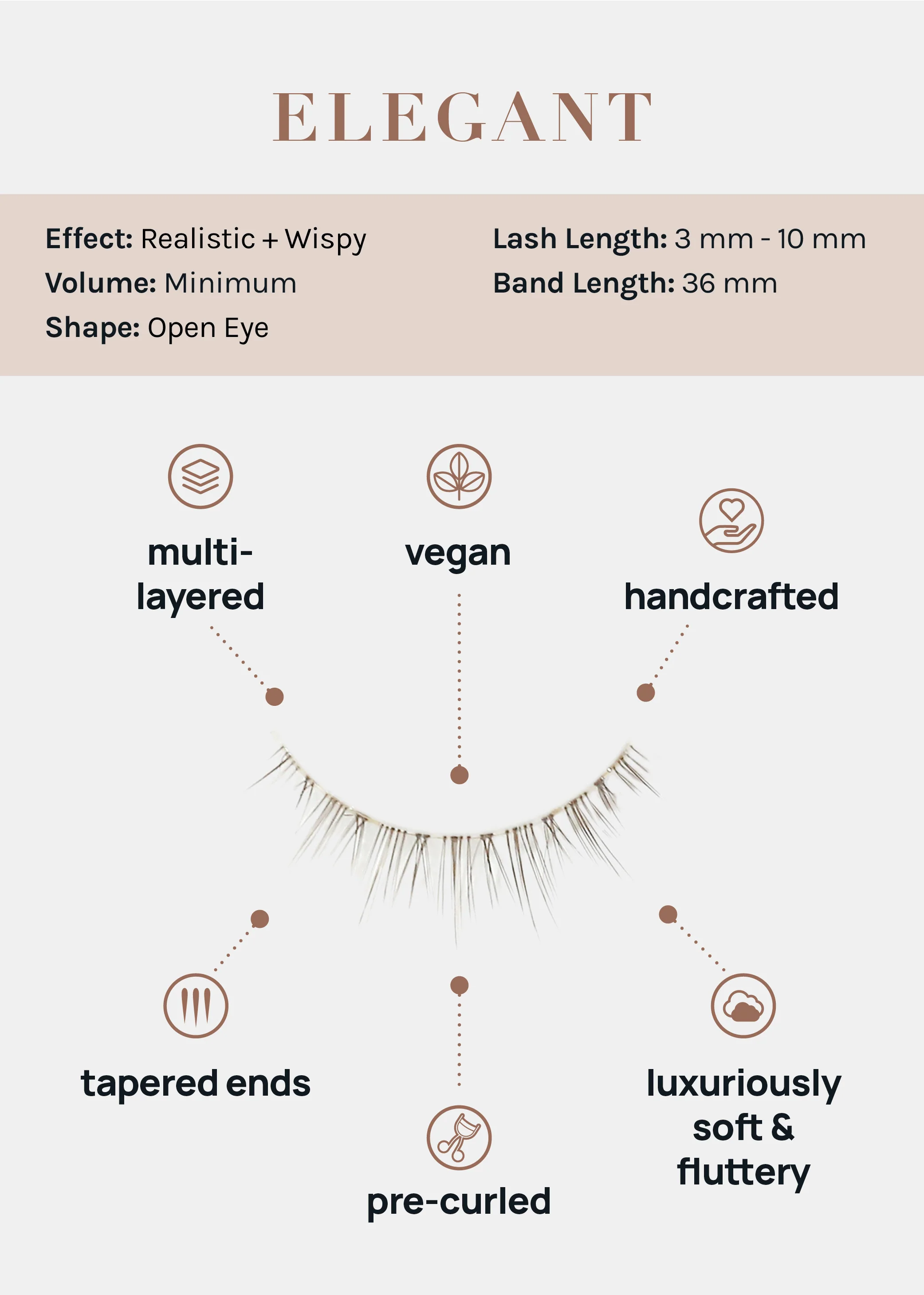 Nearly Naked Lashes �C Elegant - Mrs Treak