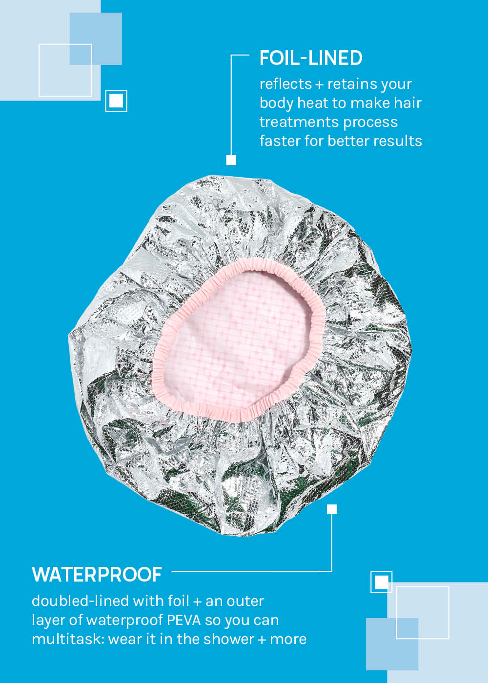 a2o Lab Deep-Conditioning Heat Processing Shower Cap - Mrs Treak