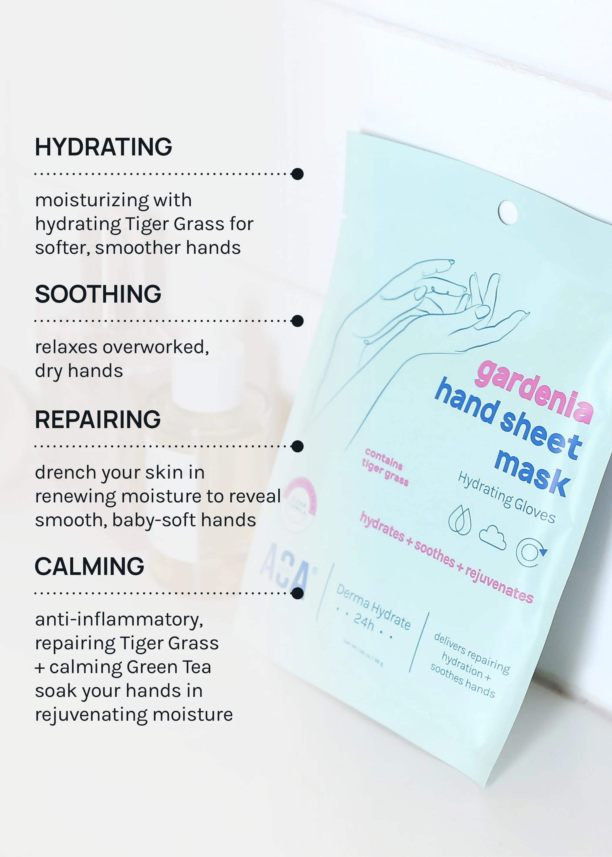 AOA Skin Gardenia Hand Sheet Mask - Mrs Treak