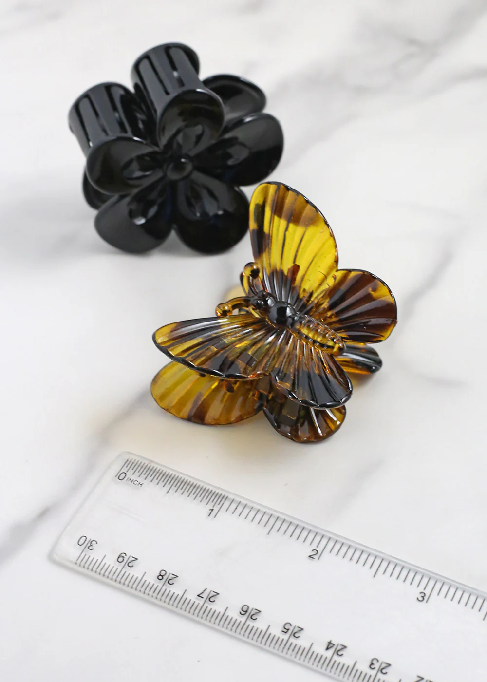 2 PC Butterfly & Flower Hair Clip - Mrs Treak