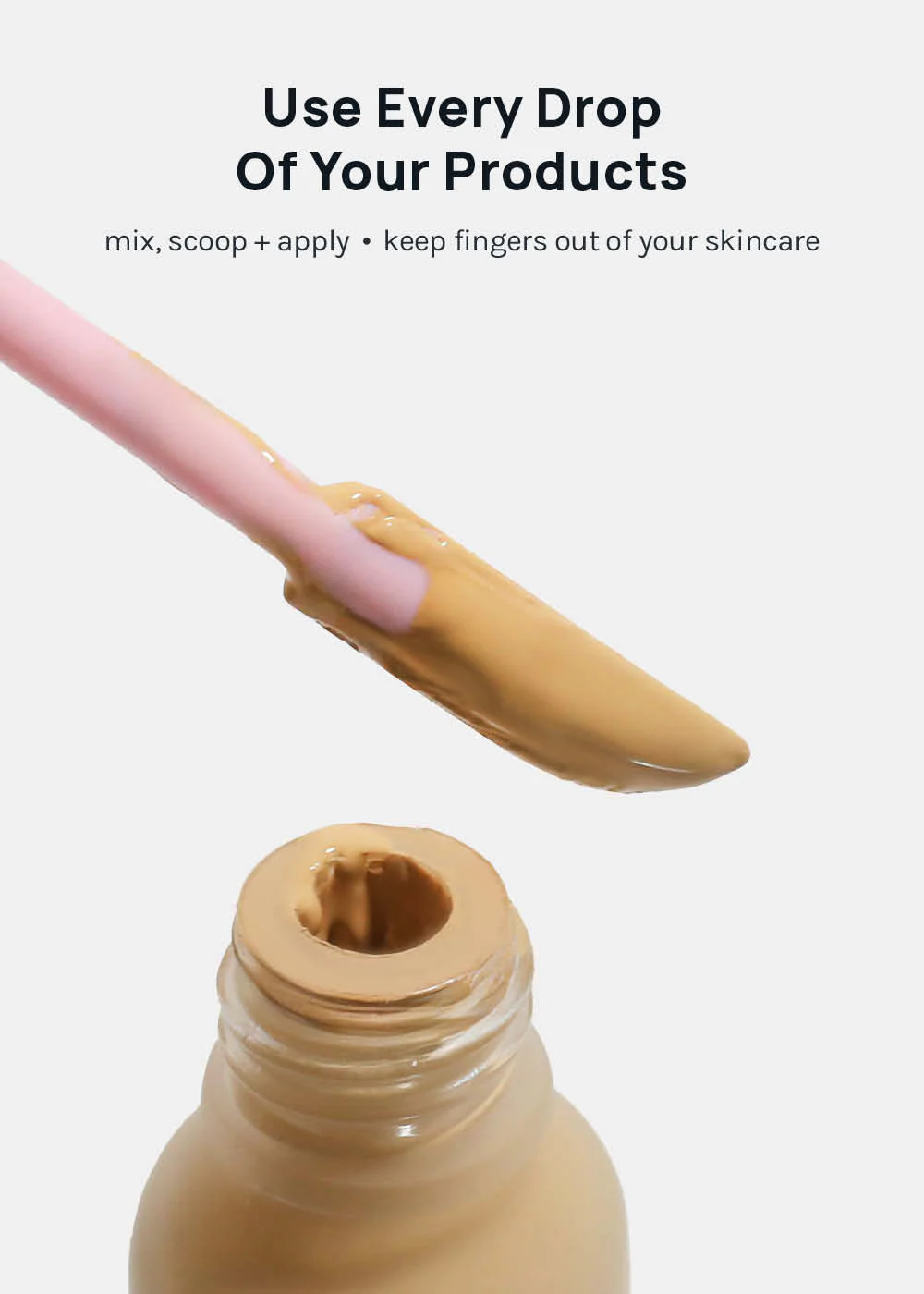 AOA Dual-ended Silicone Makeup Scoop - Mrs Treak