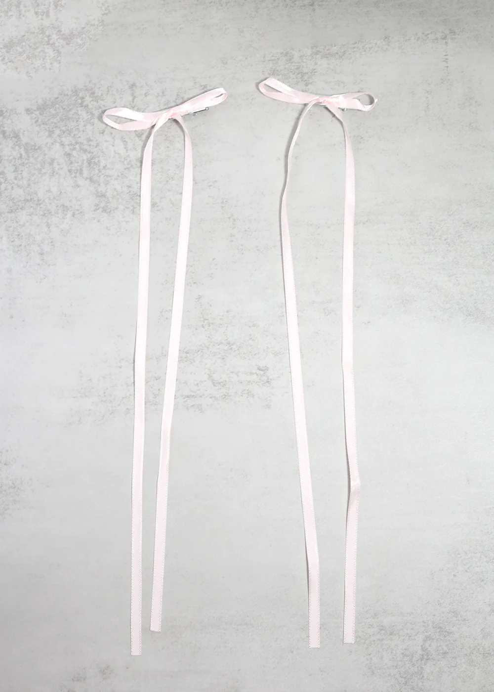 2 PC Long Thin Bow Hairclips - Mrs Treak