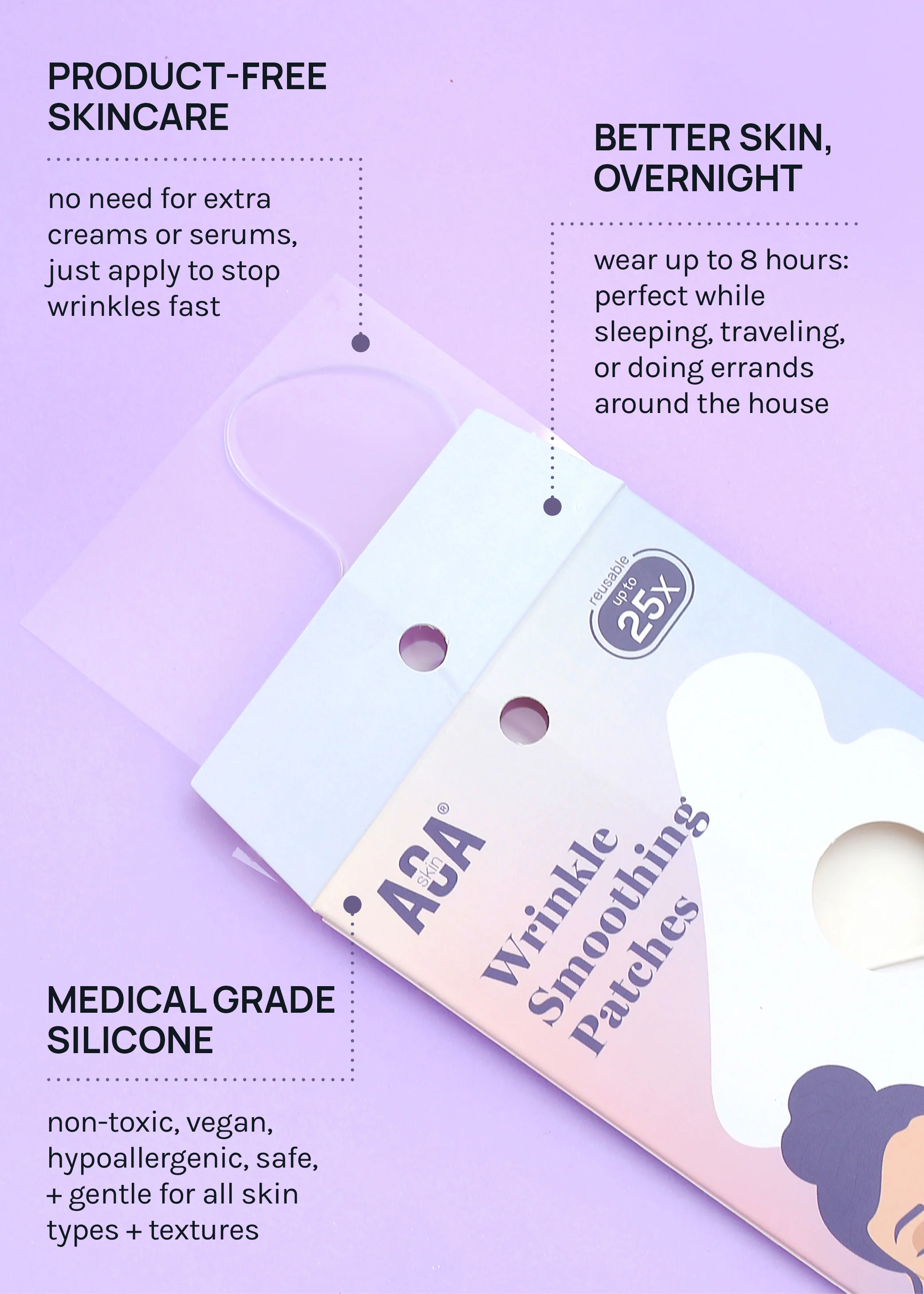 AOA Skin Wrinkle Smoothing Patches �C Smile Line - Mrs Treak