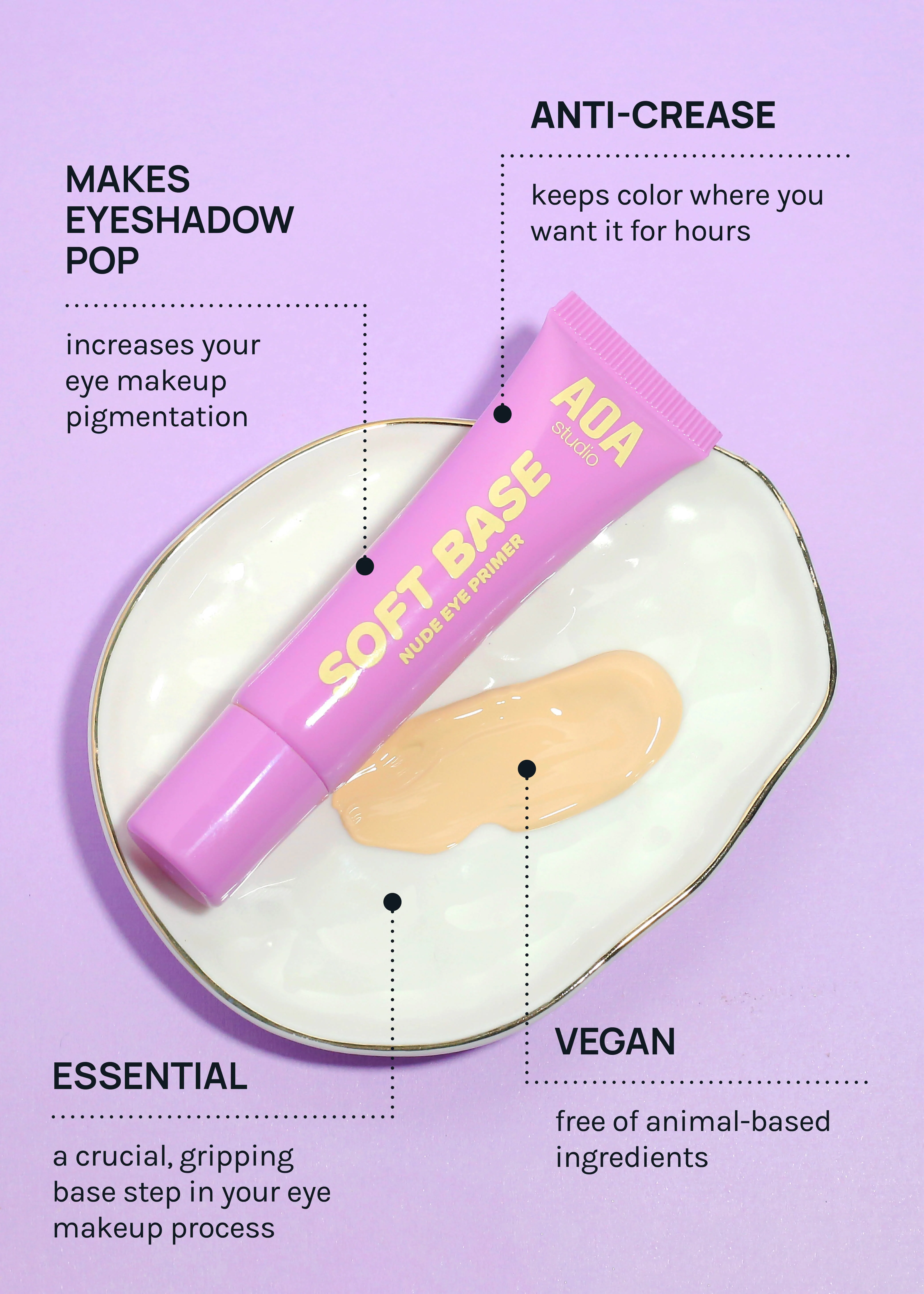 A+ Soft Base: Nude Eye Primer - Mrs Treak