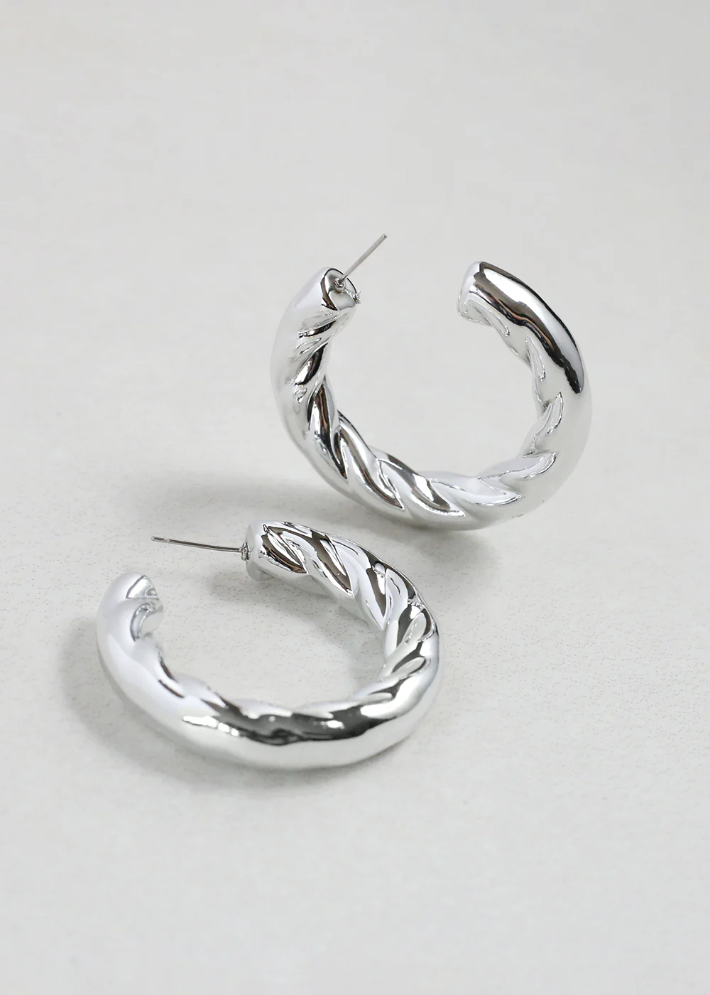 Twisted Hoop Earrings - Mrs Treak