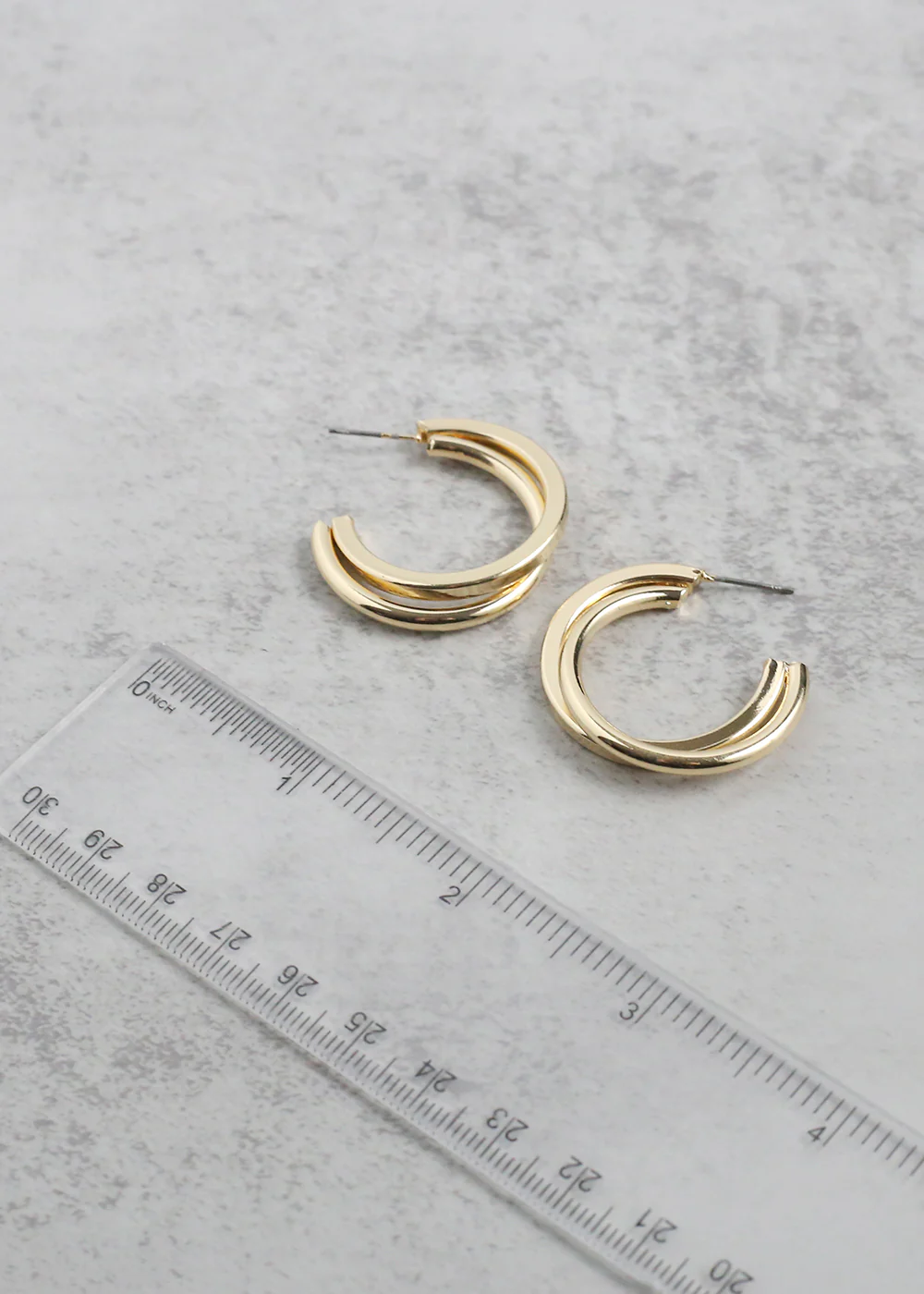 Bold Double Hoop Earrings - Mrs Treak