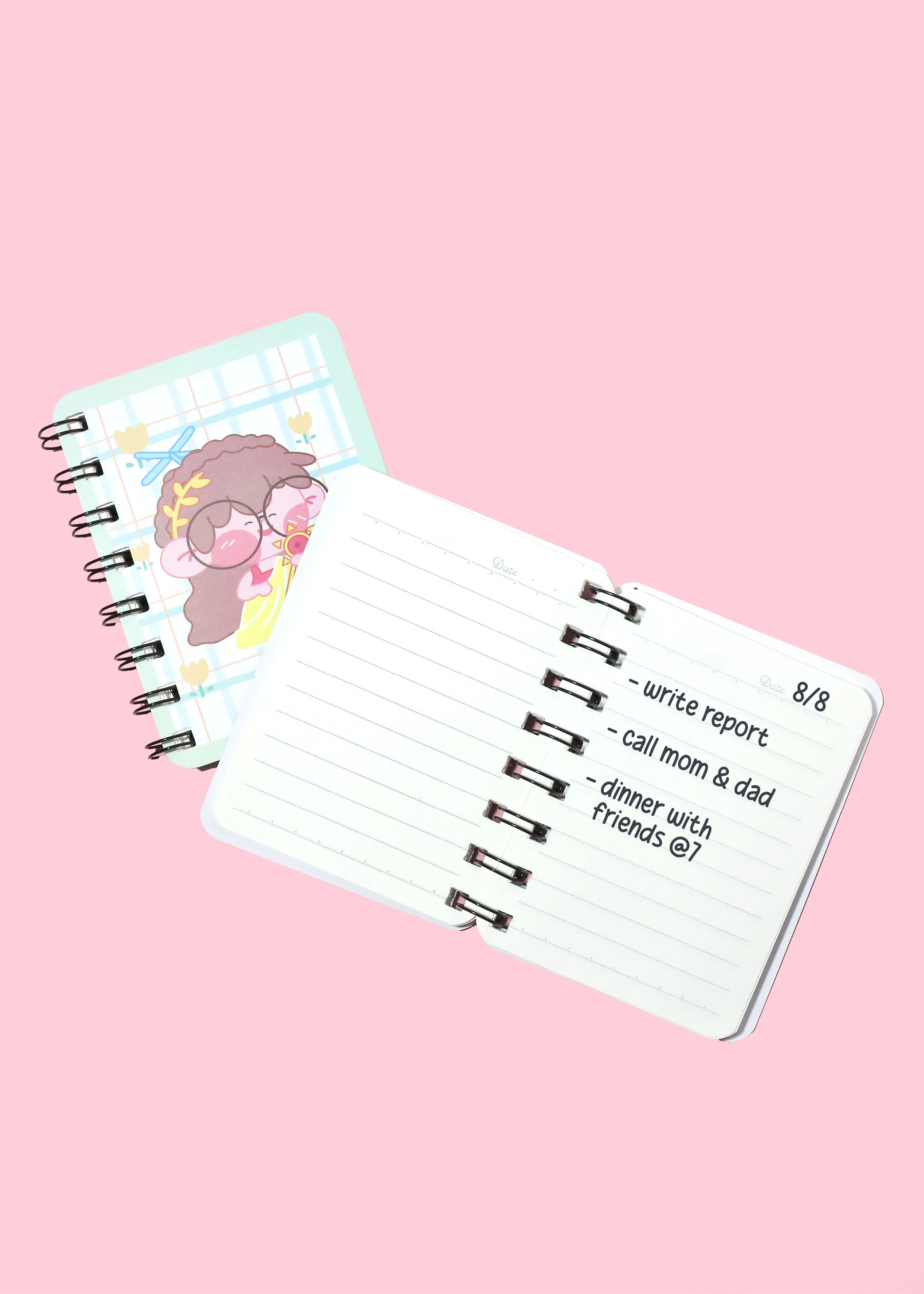 Official Key Items Lined Spiral Pocket Notebook �C Girls - Mrs Treak