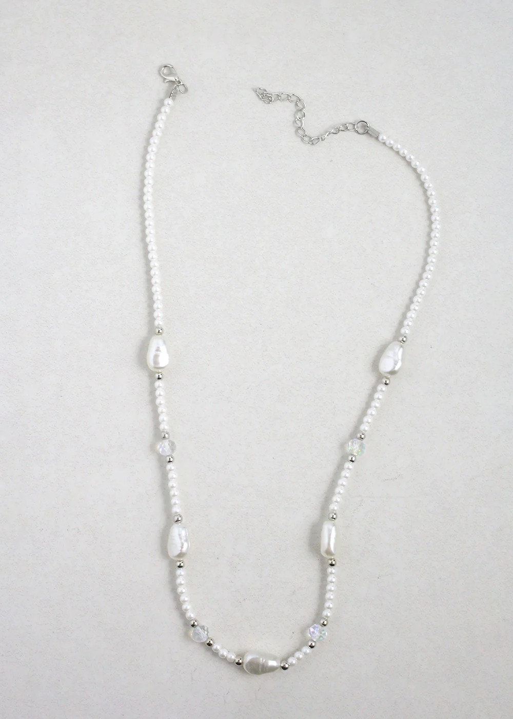 Elegant Pearl & Seed Bead Necklace - Mrs Treak