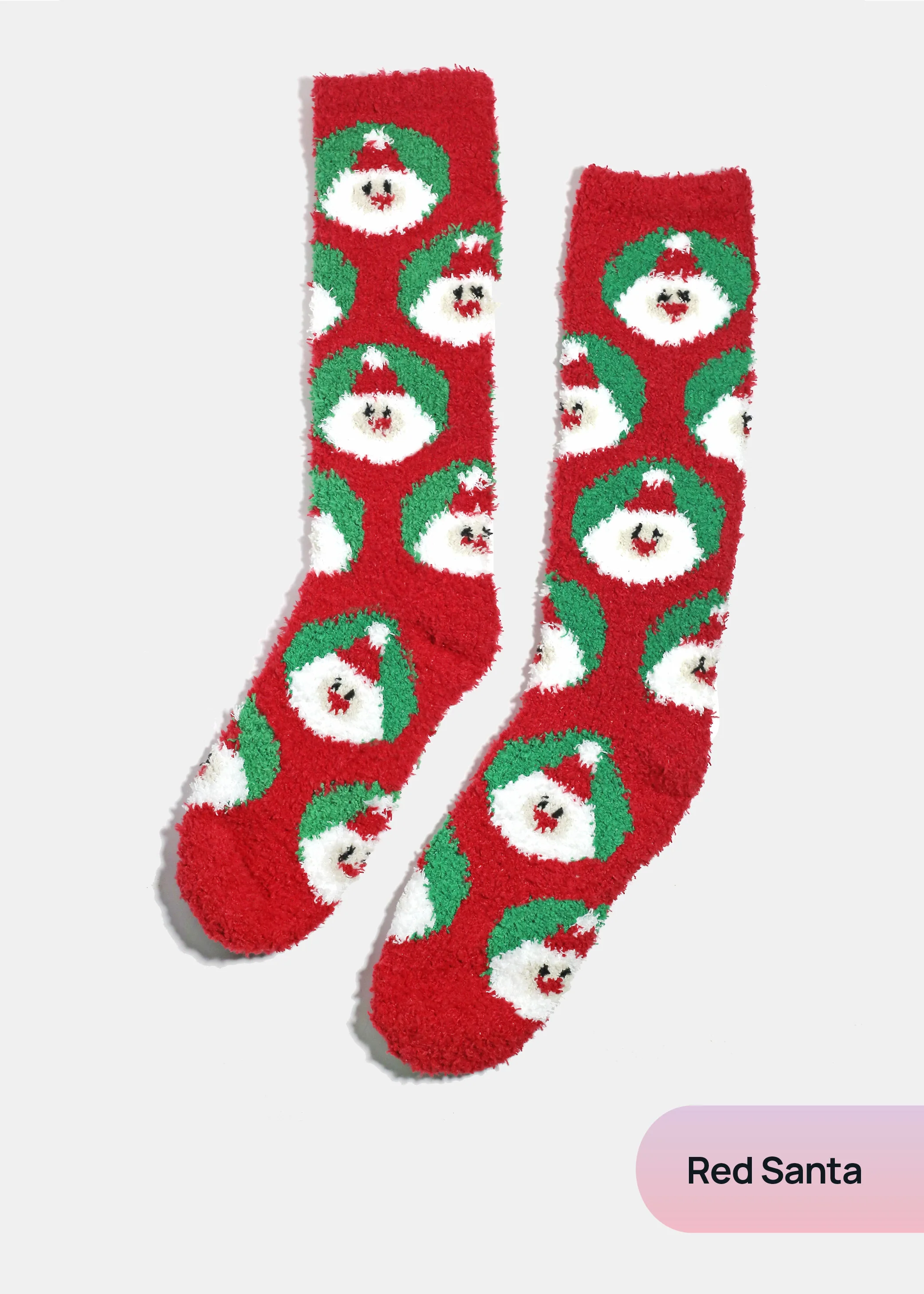 Miss A Christmas Fuzzy Socks - Mrs Treak
