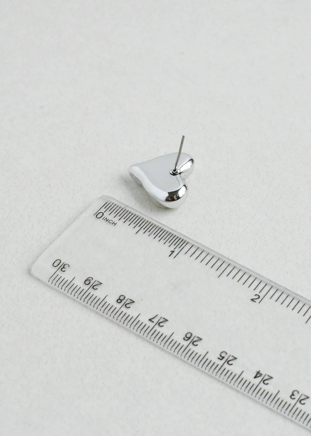 Chunky Heart Stud Earrings - Mrs Treak