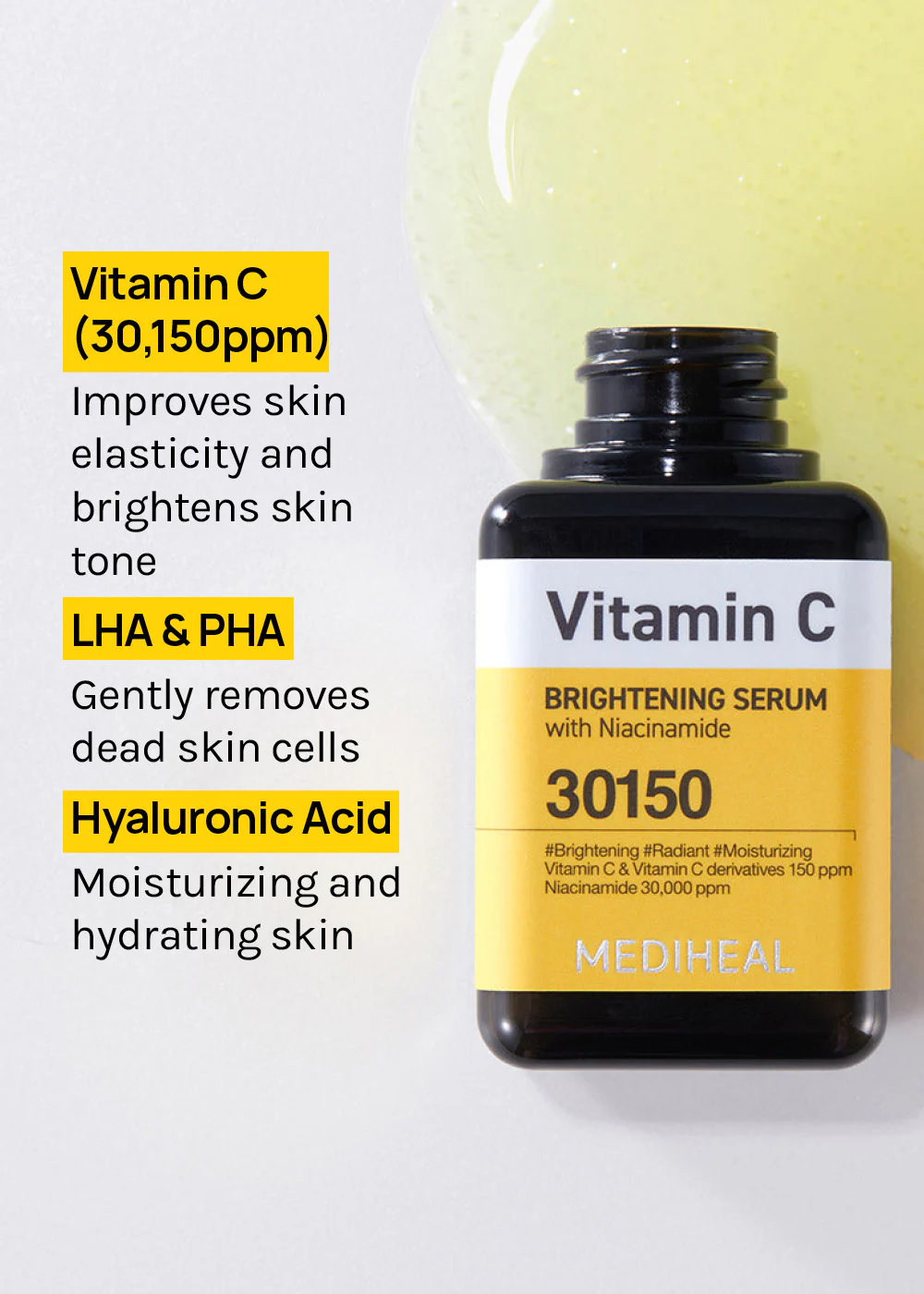 MEDIHEAL Vitamin C Brightening Serum - Mrs Treak