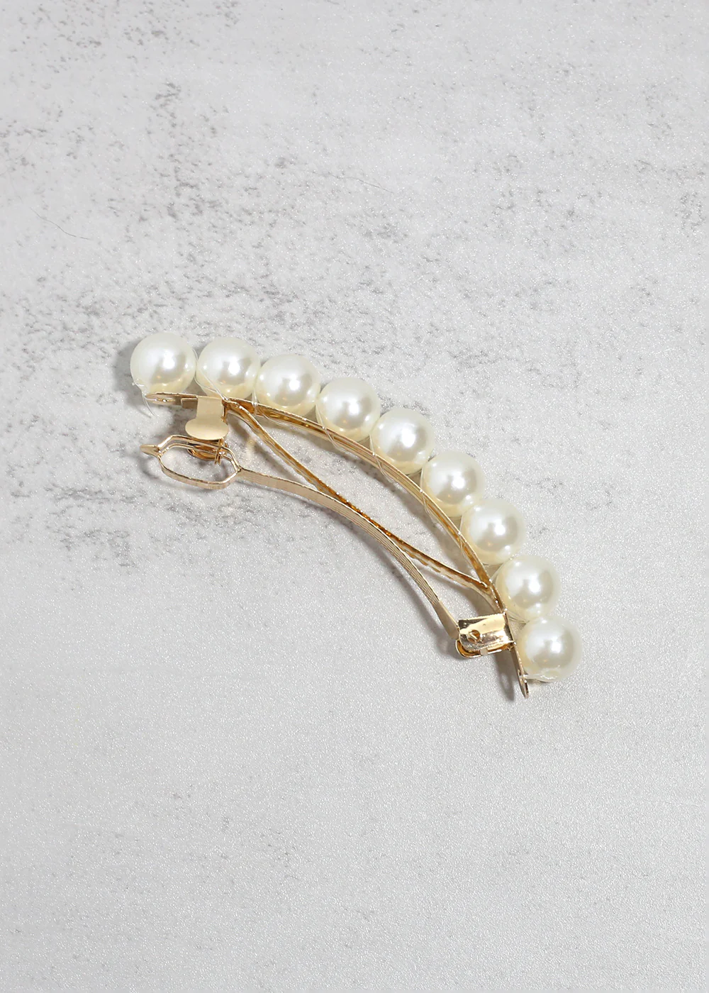 Pearl Pop Gold Hair Clip - Mrs Treak