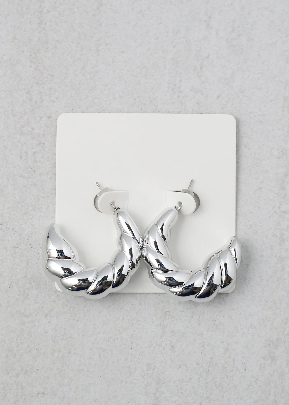 Thick Twisted Hoop Earring - Mrs Treak