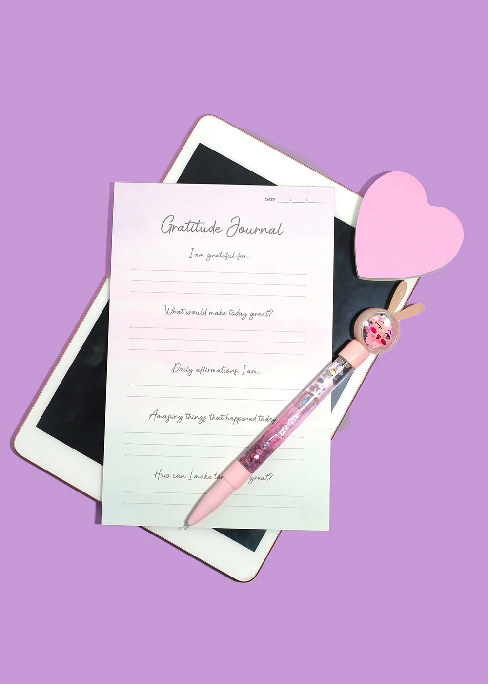 Official Key Items Gratitude Notepad - Mrs Treak