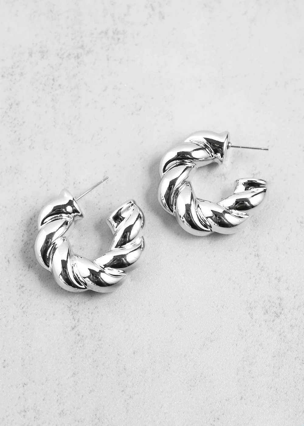 Twisted Open Hoops - Mrs Treak