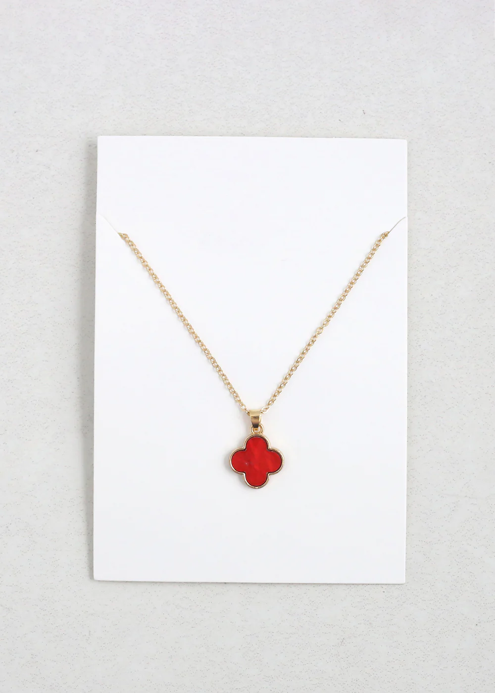 Gold Clover Necklace - Mrs Treak