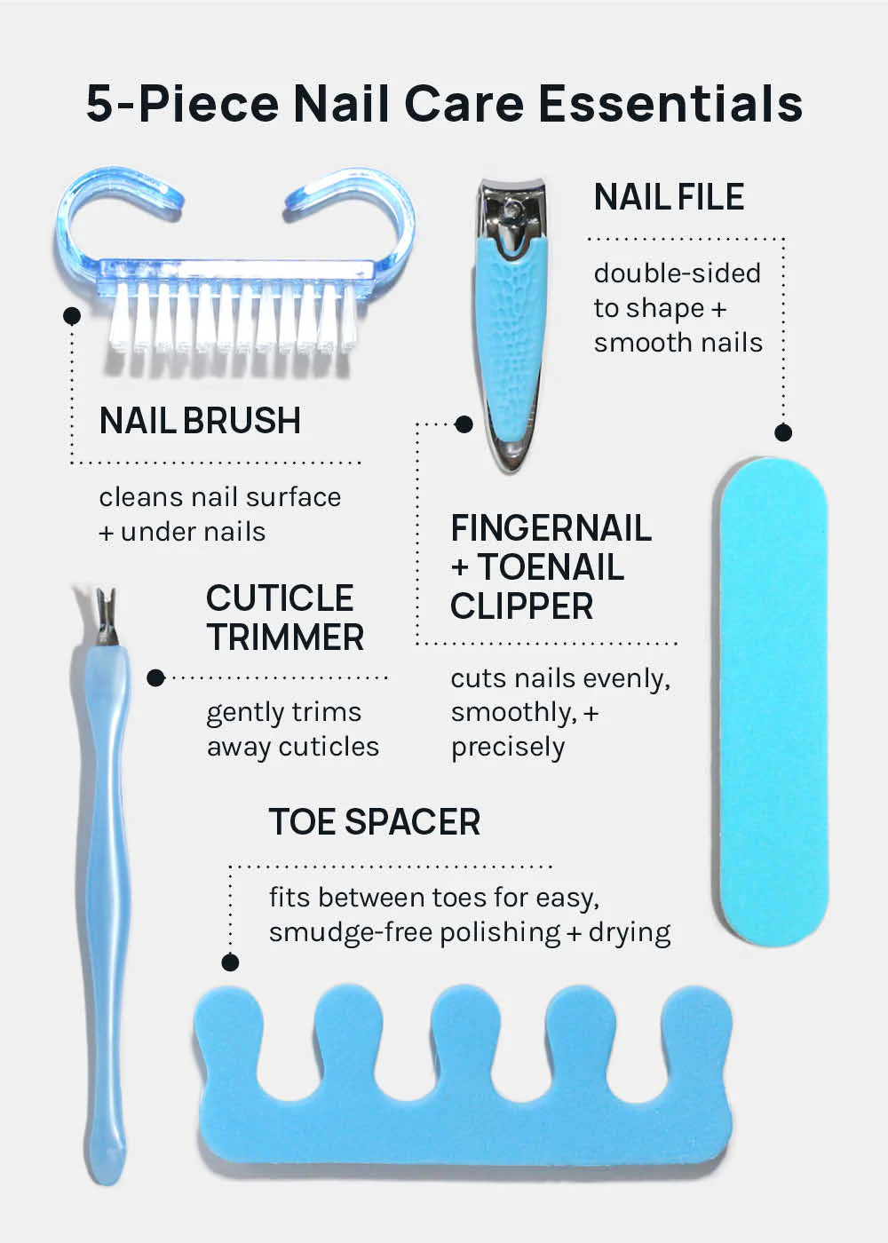 AOA Studio Quick Mani Pedi Set - Mrs Treak