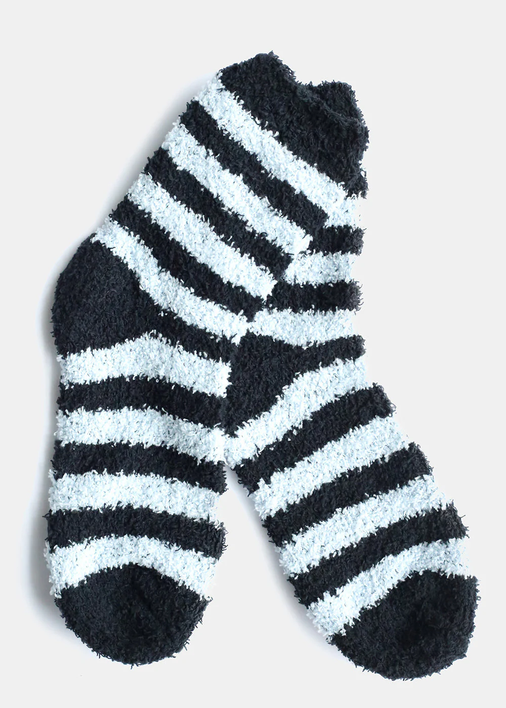 Fuzzy Socks with Stripes - Mrs Treak