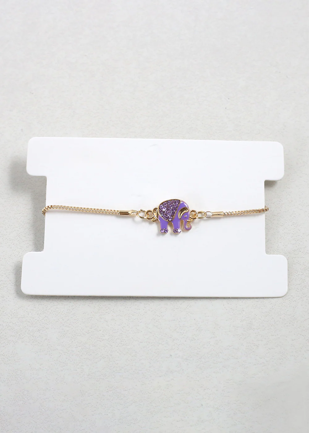 Gold Elephant Charm Bracelet - Mrs Treak