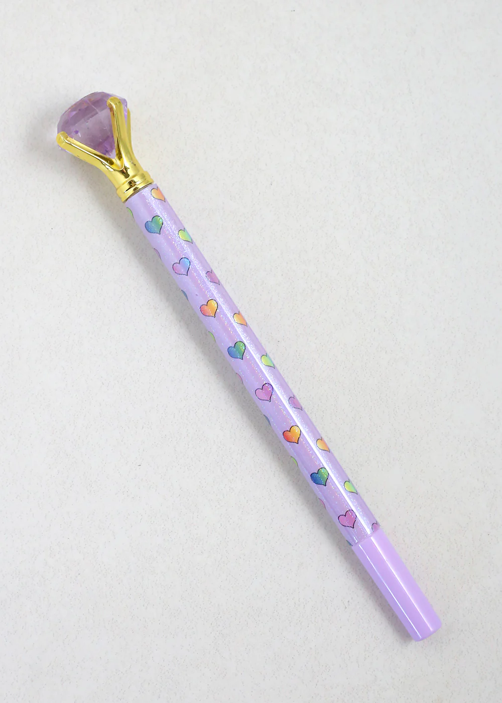 Heart & Diamond Top Pen - Mrs Treak