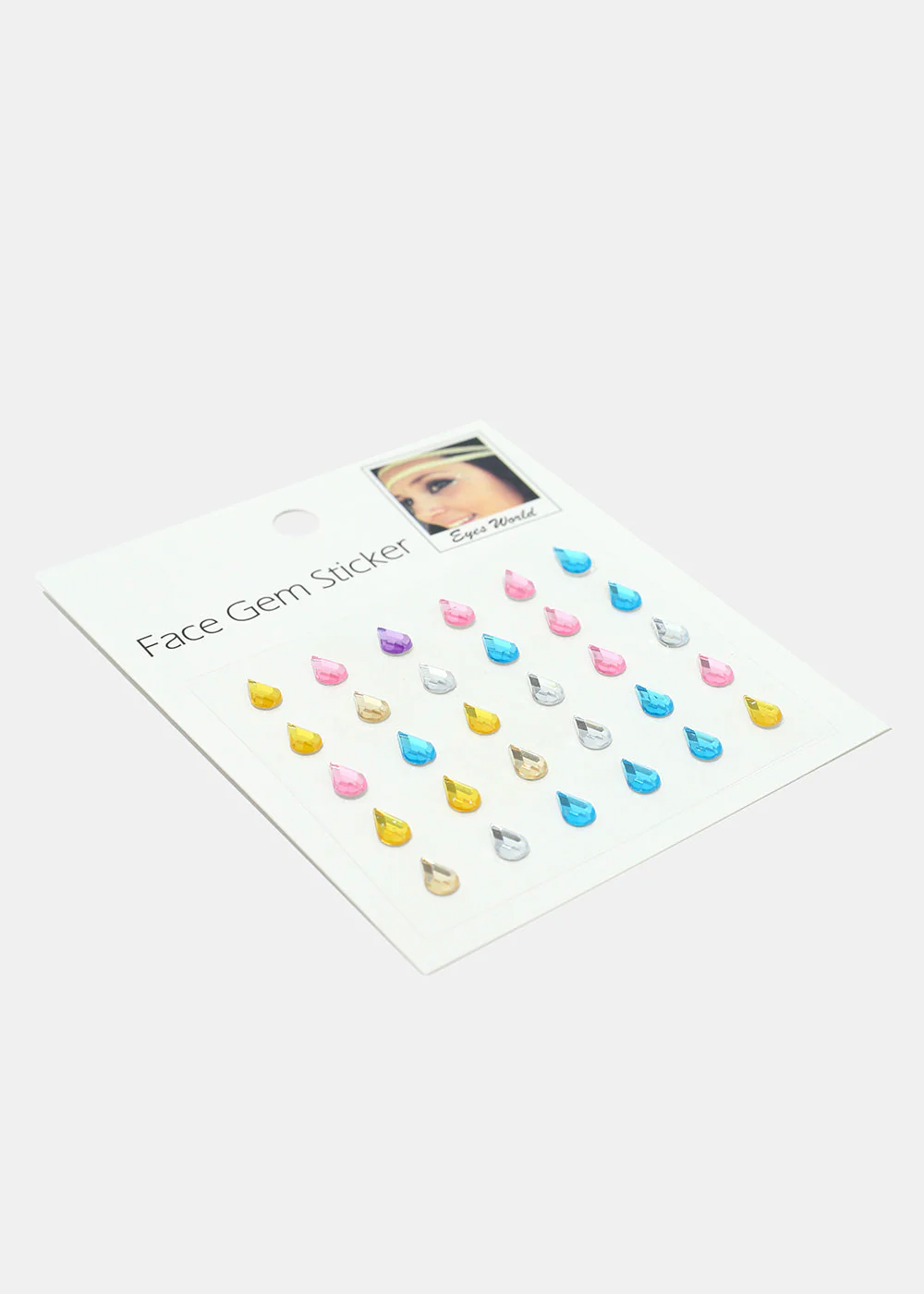 Teardrop Face Gem Stickers - Mrs Treak