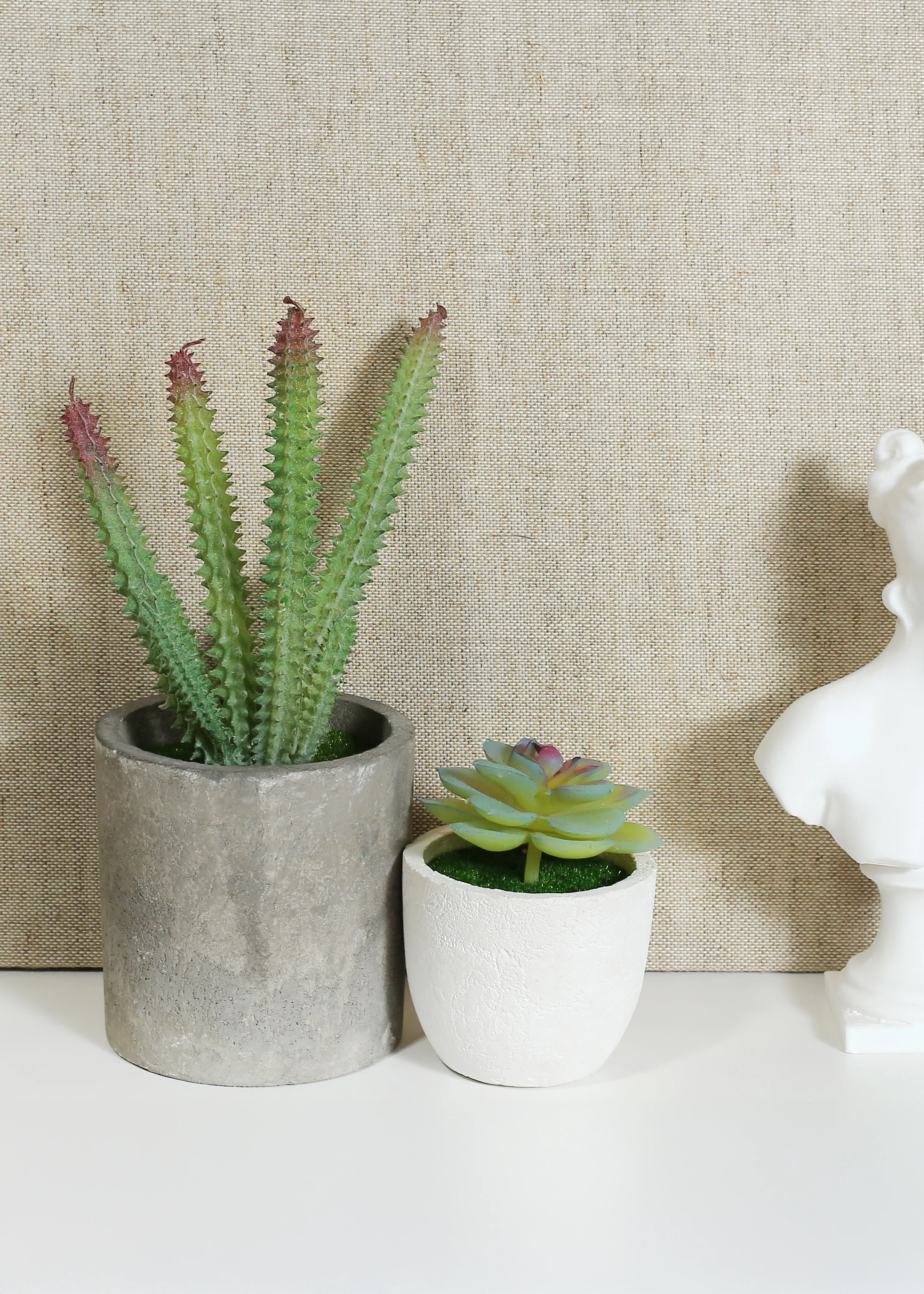 Official Key Items Artificial Succulents - Grey Cereus - Mrs Treak