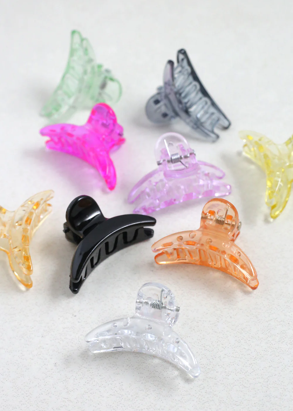 6 Pieces Mini Claw Hair Clips - Mrs Treak