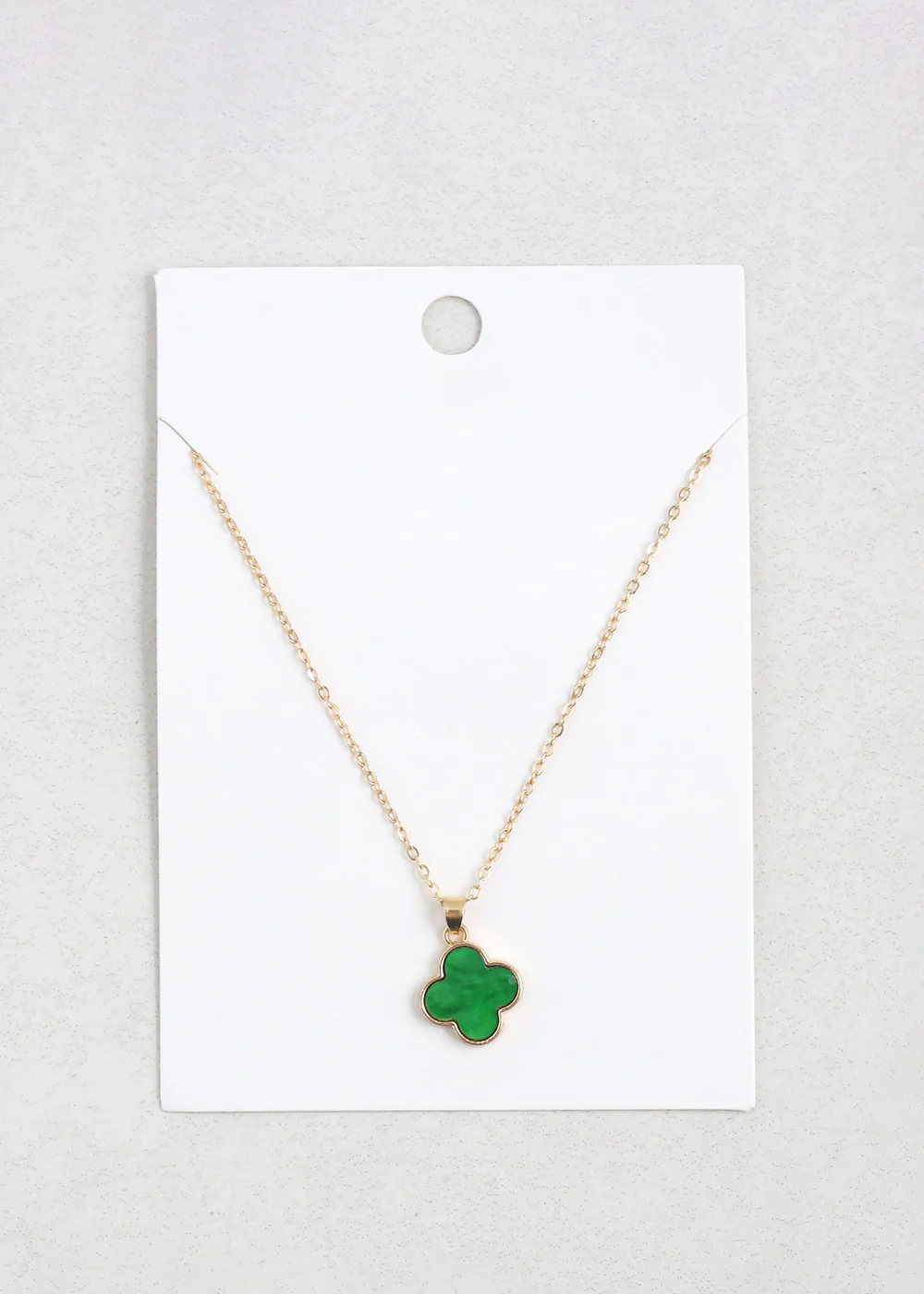 Gold Clover Necklace - Mrs Treak