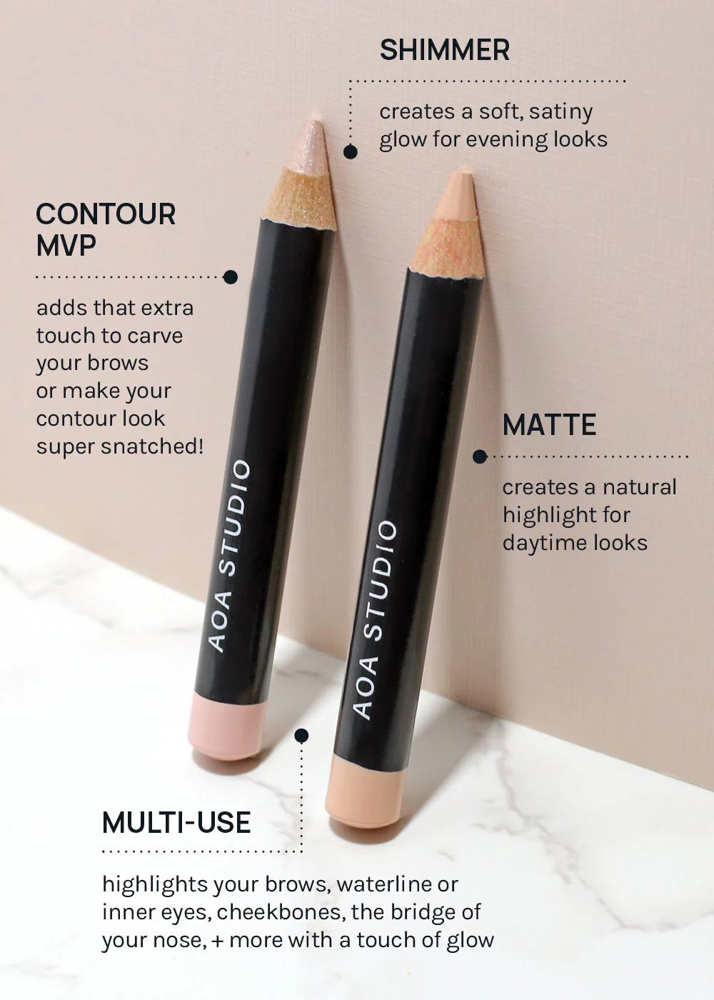 AOA Studio Brow Highlighter - Mrs Treak