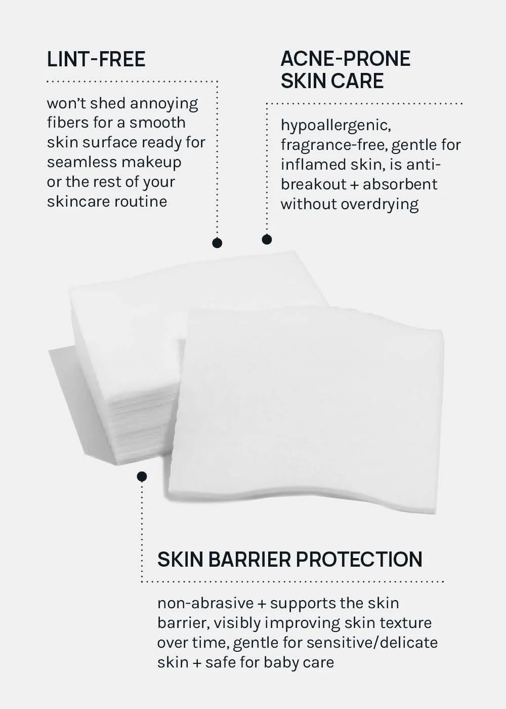 AOA Skin Clean Cotton Skincare Pads - Mrs Treak