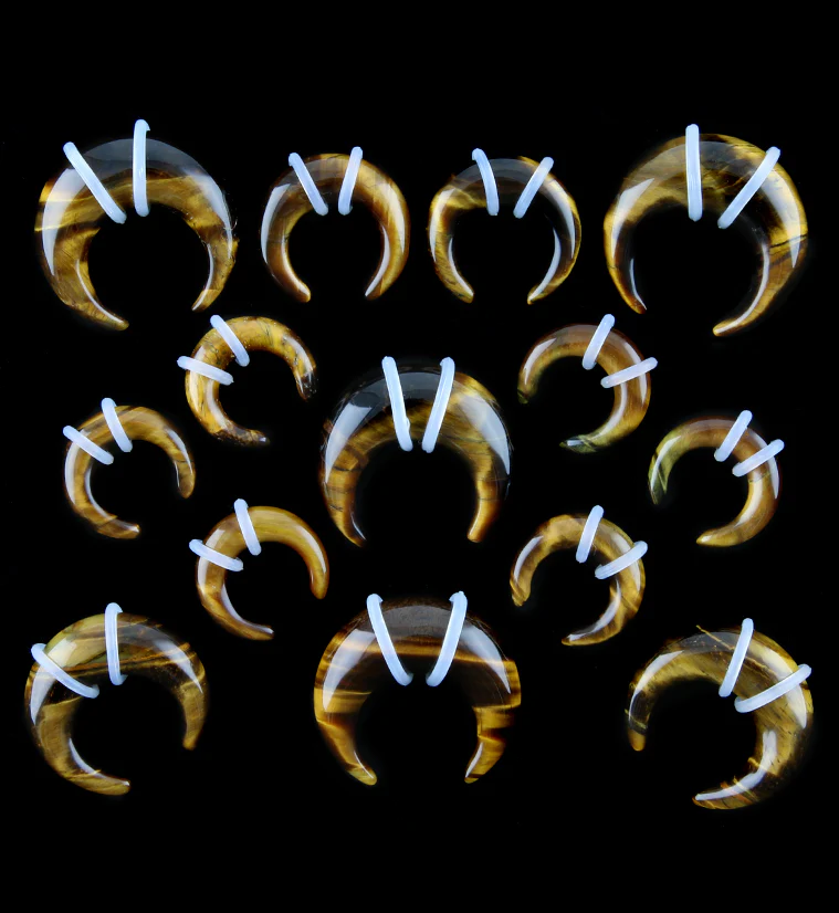 Tiger Eye Stone Pinchers - Mrs Treak